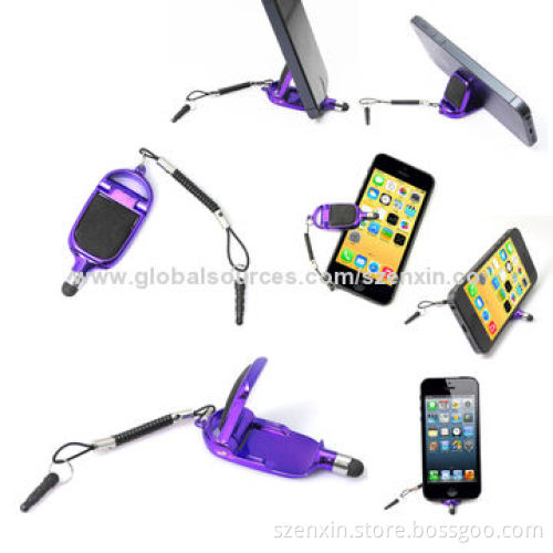 Multifunction Stylus Pen with Stand Holder and Clean Cloth for Smartphone Accessories